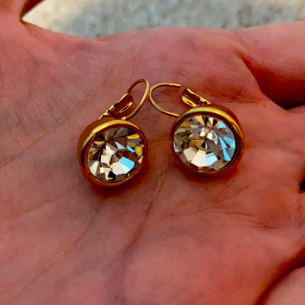 Gold earrings